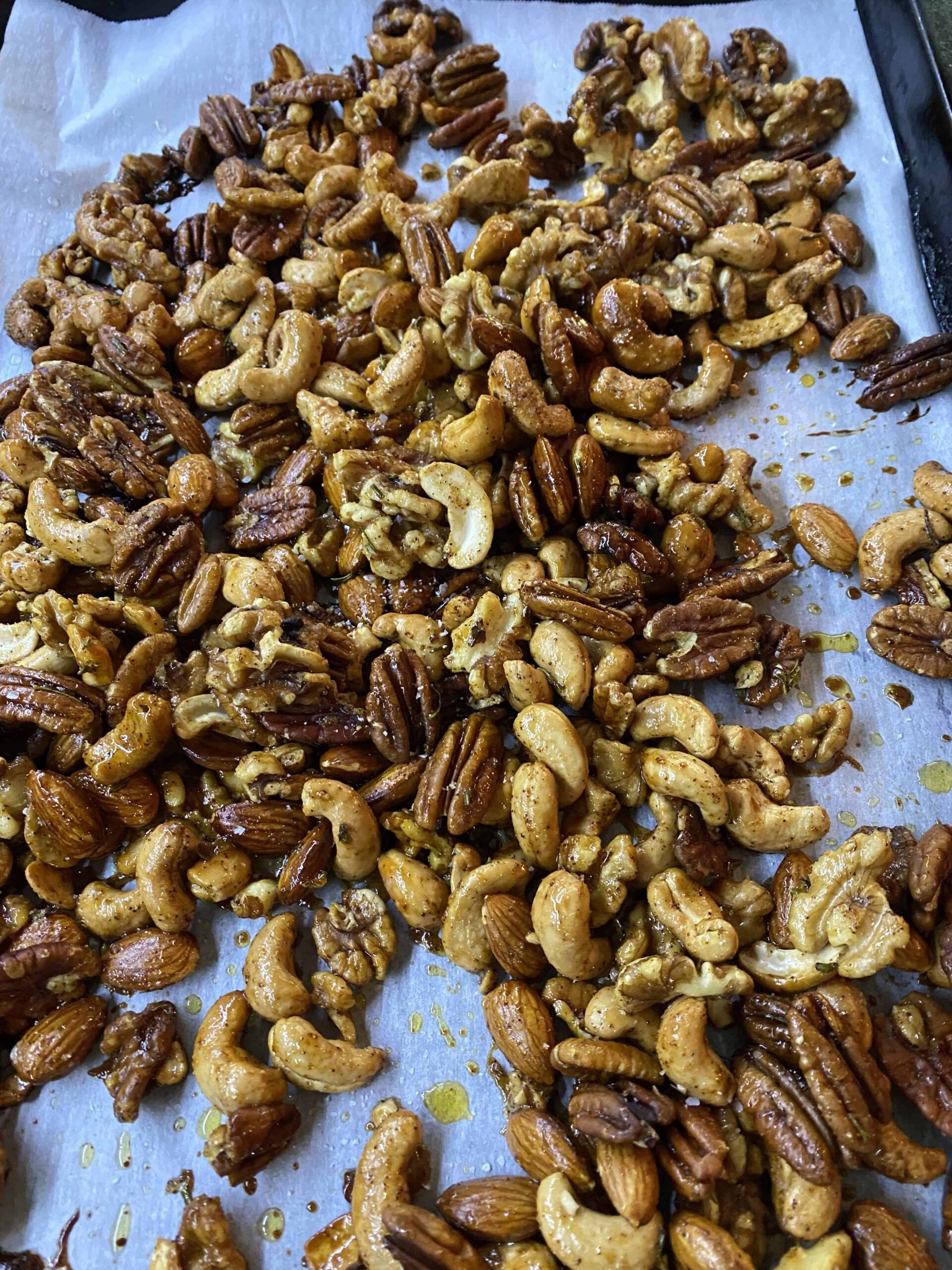 Chipotle & Rosemary Roasted Nuts
